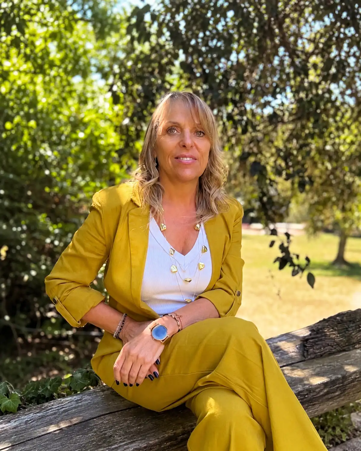Andrea Maccione en una instancia profesional